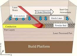 Laser and metal powder Interaction