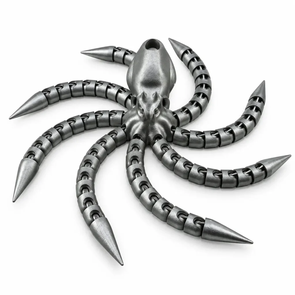Octopus in Stainless Steel 17 - 4PH